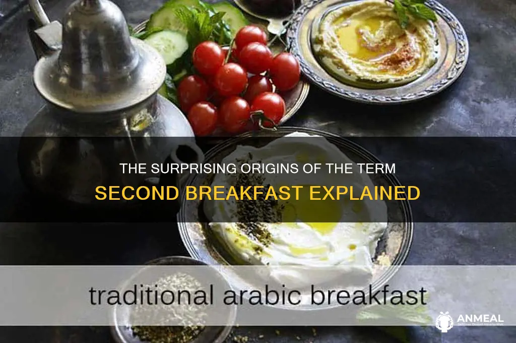 where did the term second breakfast come from