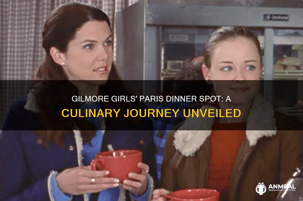 where did they have dinner in paris on gilmore girls