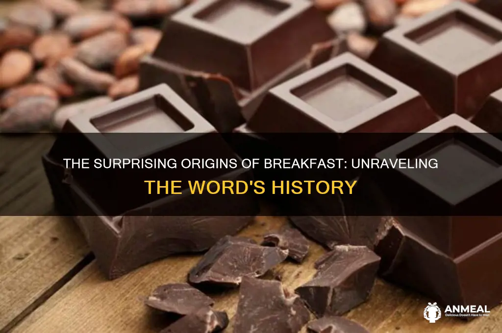 where did word breakfast come from