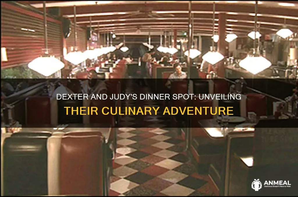 where do dexter and judy have dinner