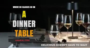 Proper Placement: Where Glasses Belong on Your Dinner Table Setup