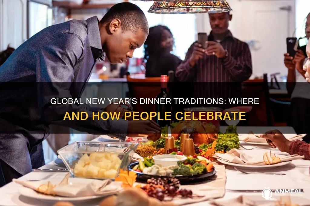 where do people celebrate new years dinner