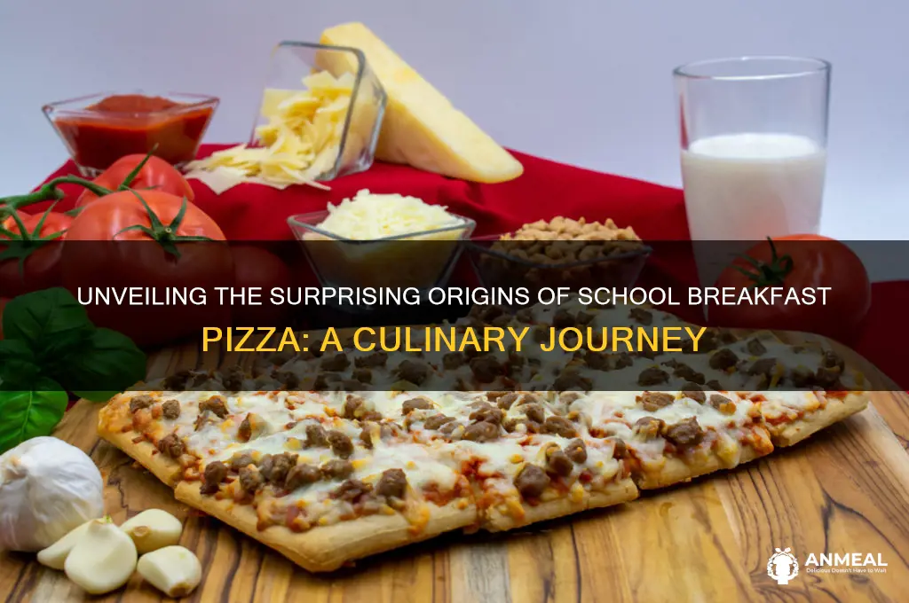 where do schools get their breakfast pizza