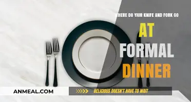 Mastering Formal Dining: Knife and Fork Placement Etiquette Explained