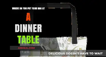 Dinner Table Etiquette: The Proper Placement of Your Bag