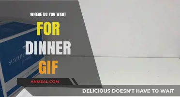 Where Do You Want to Go for Dinner? GIF Edition