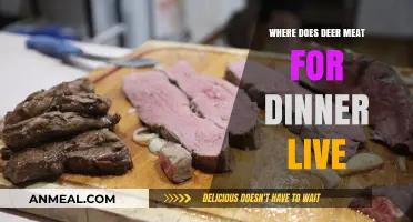 Where Does Deer Meat for Dinner Live? Tracking the Source