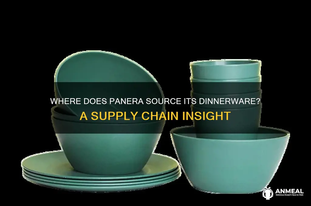 where does panera buy its dinner dinnerware