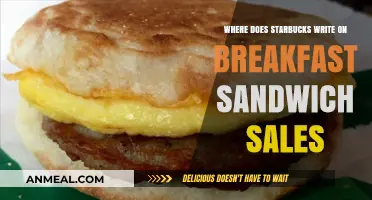 Starbucks' Breakfast Sandwich Sales: Tracking Locations and Writing Insights