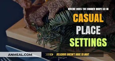 Casual Table Setting Guide: Proper Placement for Your Dinner Knife