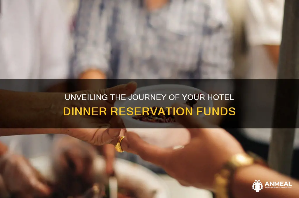 where does the dinner reservation money in a hotel go