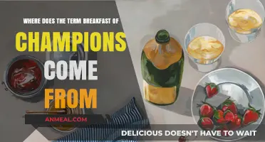Breakfast of Champions: Unraveling the Origins of a Popular Phrase