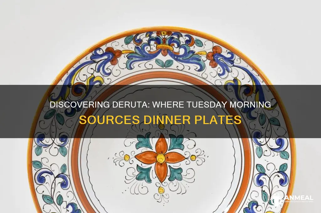 where does tuesday morning get deruta dinner plate