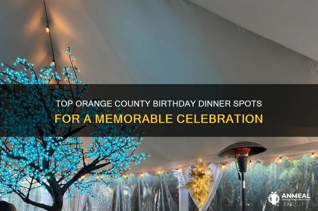 where go birthday dinner orange county