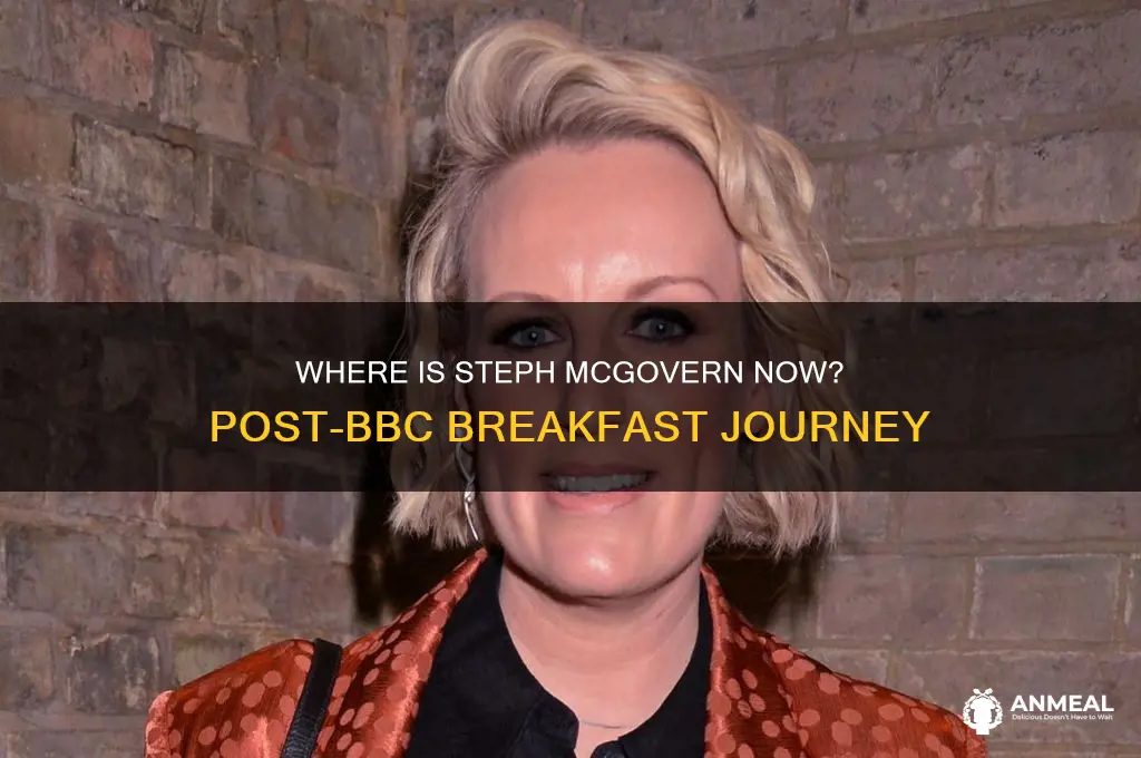 where has steph mcgovern gone from bbc breakfast