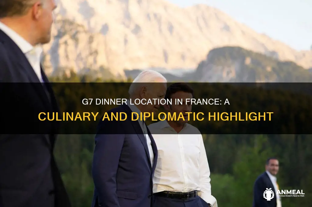where in france is the g7 dinner being held