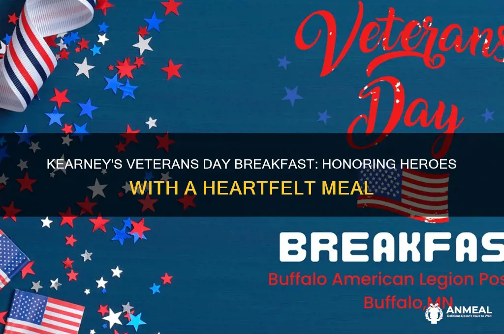 where in kearney gives veterans day breakfast