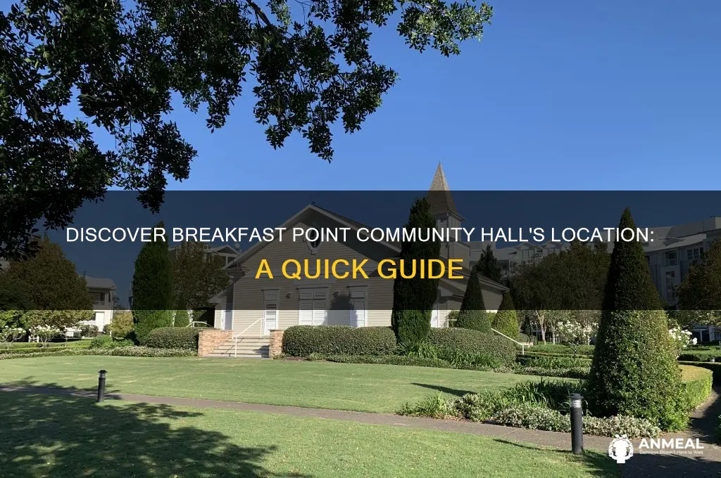 where is breakfast point community hall