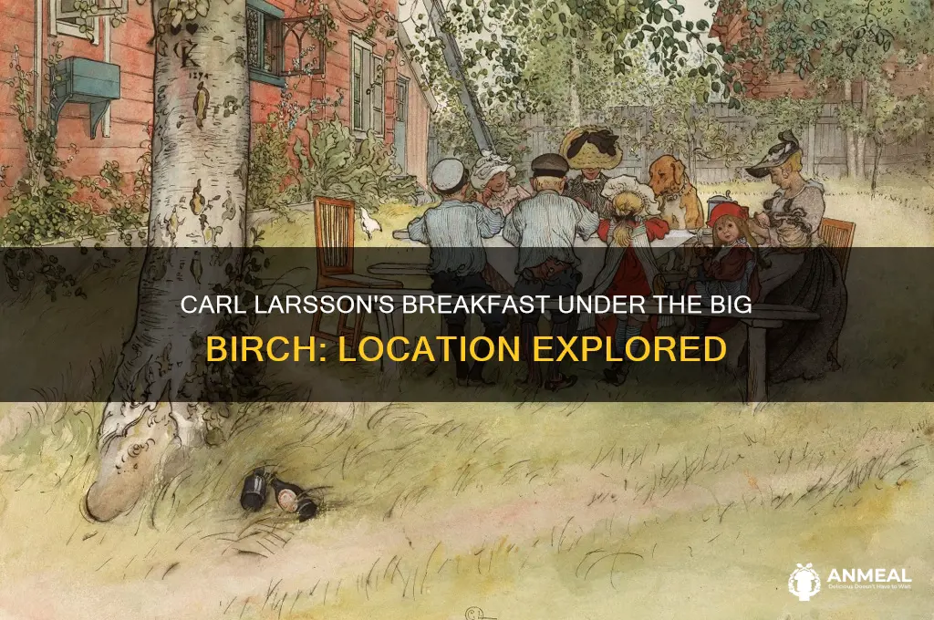 where is carl larsson breakfast under the big birch