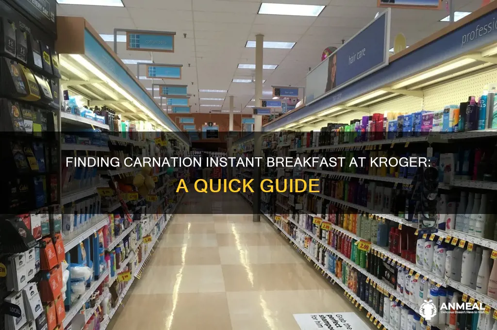 where is carnation instant breakfast in kroger