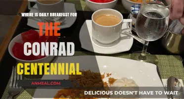 Conrad Centennial Singapore: Daily Breakfast Location Guide for Guests