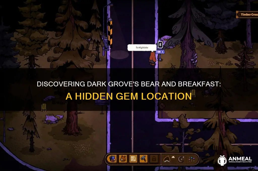 where is dark grove bear and breakfast