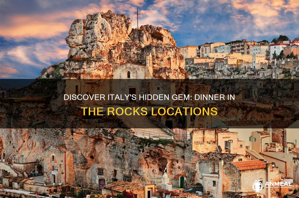 where is dinner in the rocks in italy