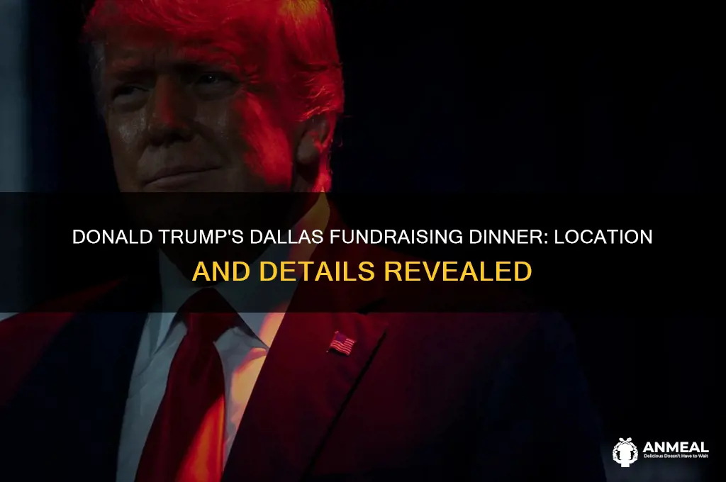 where is donald trump fundraising dinner in dallas