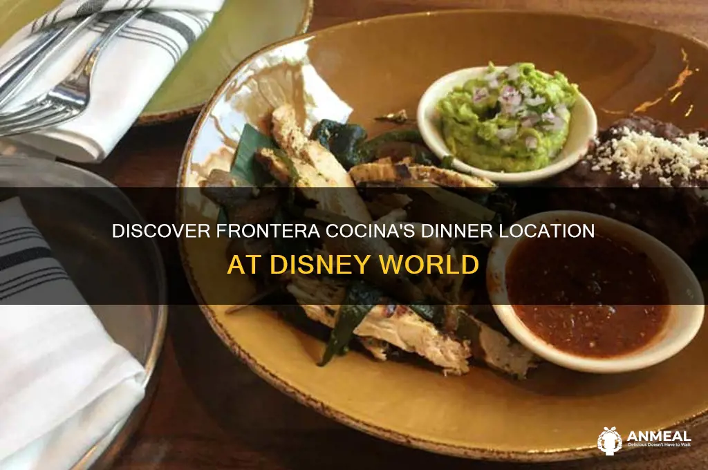 where is frontera cocina dinner located in disney