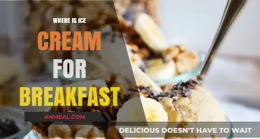 Where is Ice Cream for Breakfast? Exploring Sweet Morning Delights