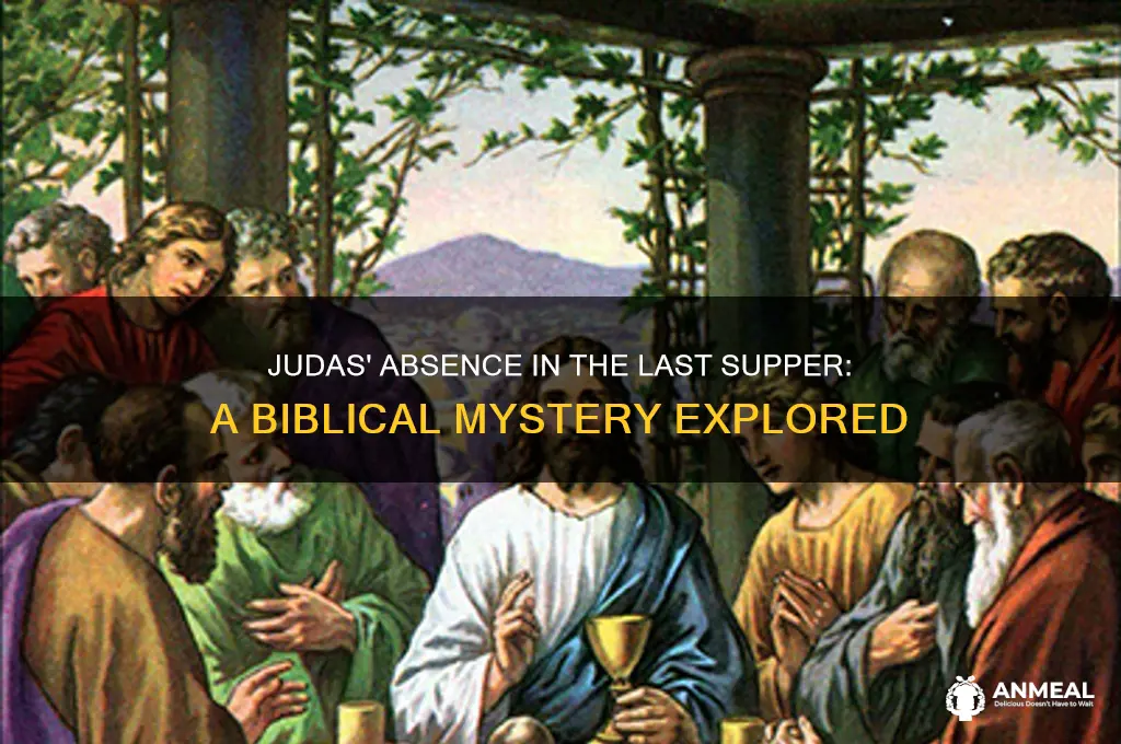 where is judas in the last dinner