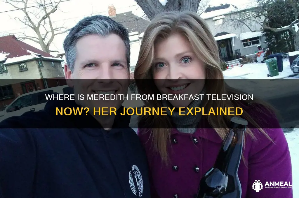 where is meredith from breakfast television