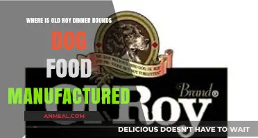 Where is Old Roy Dinner Rounds Dog Food Made?