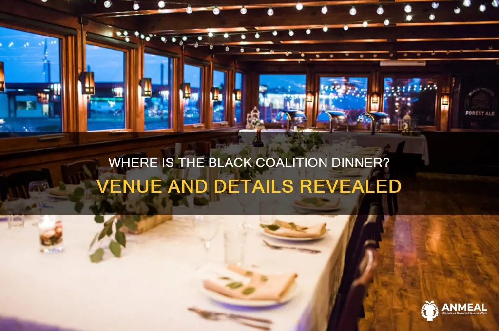 where is the black colation dinner