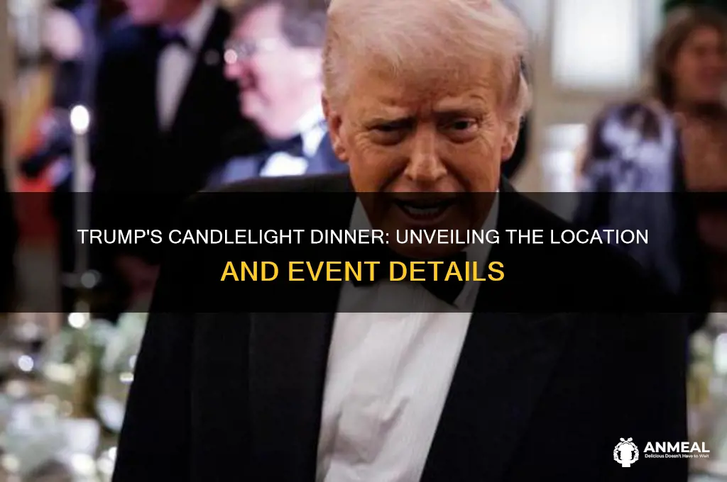 where is the candlelight dinner for trump