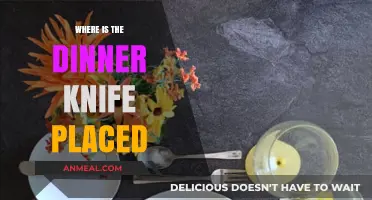 Proper Dinner Knife Placement: A Guide to Table Setting Etiquette
