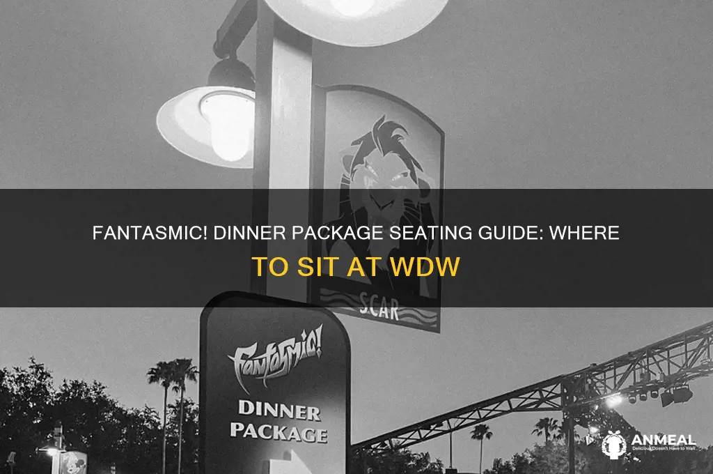 where is the dinner package seating for fantasmic wdw