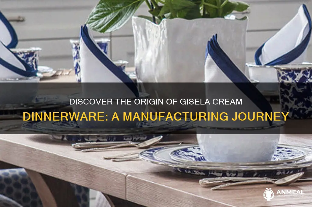 where is the gisela cream dinner ware made