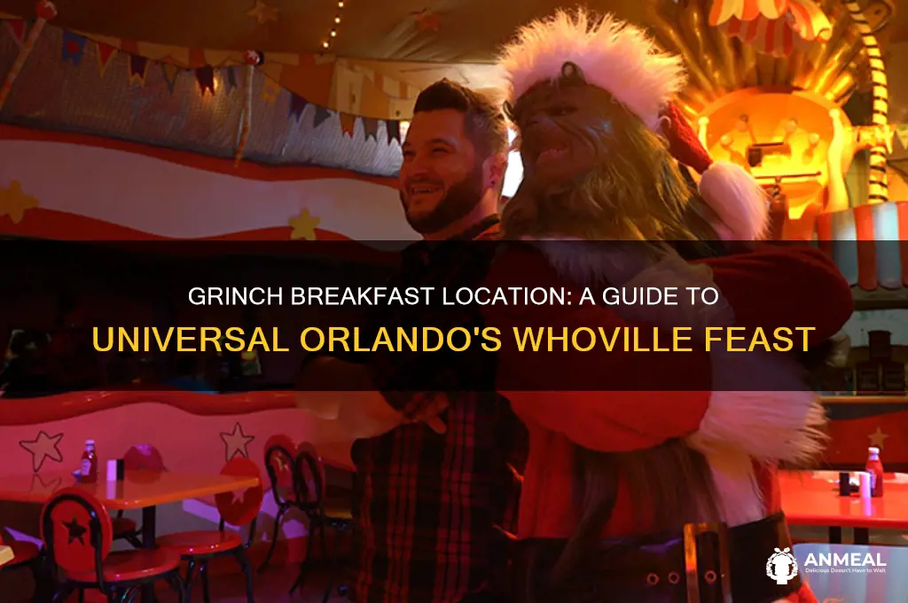 where is the grinch breakfast at universal in orlando