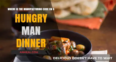 Finding the Manufacturing Code on Your Hungry Man Dinner: A Quick Guide