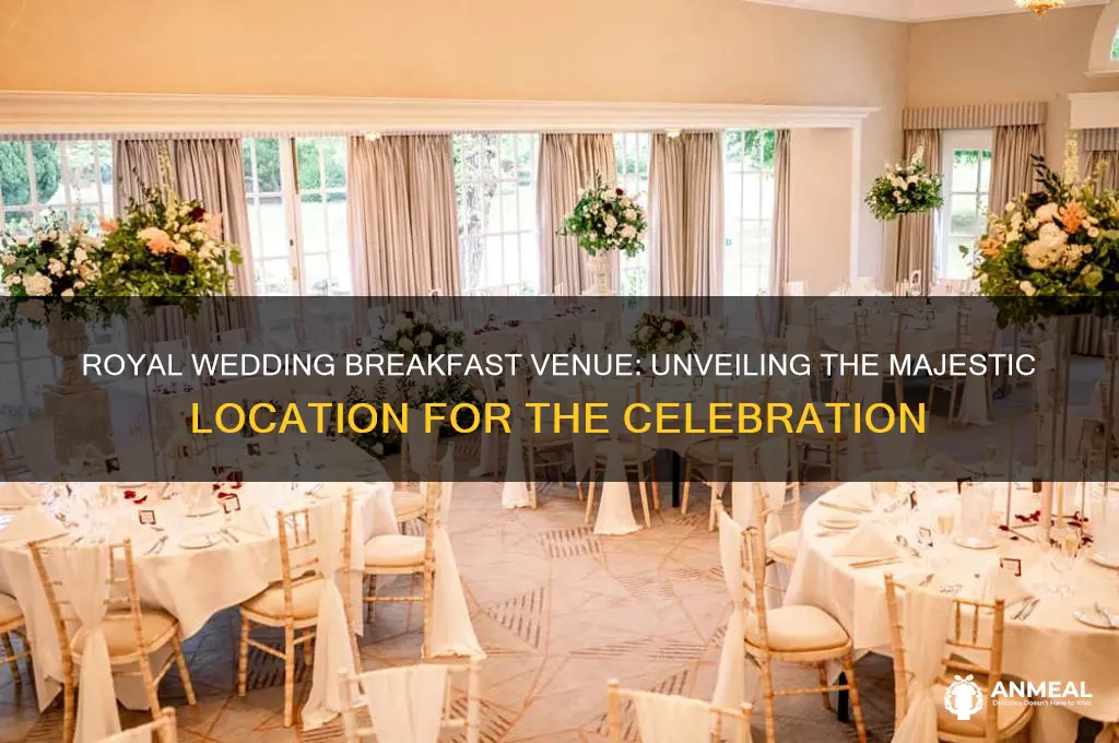 where is the royal wedding breakfast being held