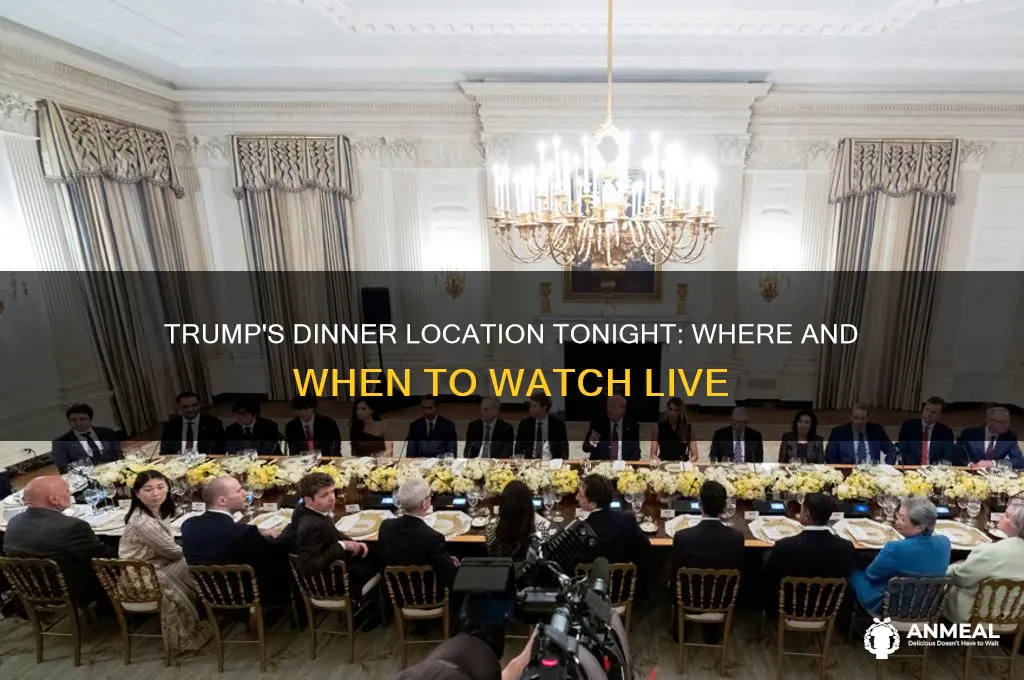 where is the trump dinner tonight