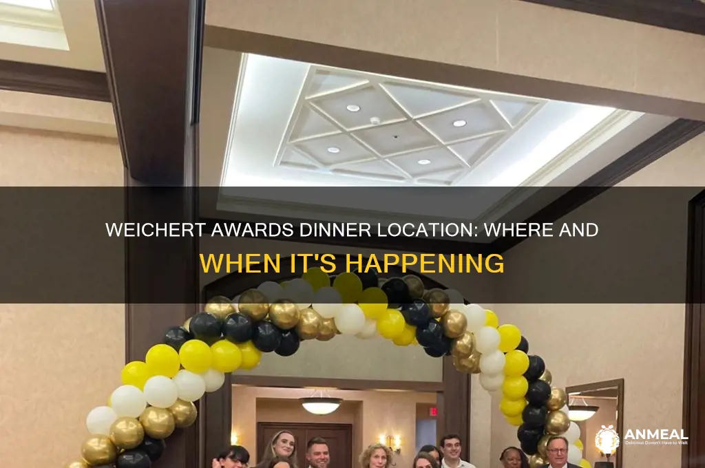 where is the weichert awards dinner