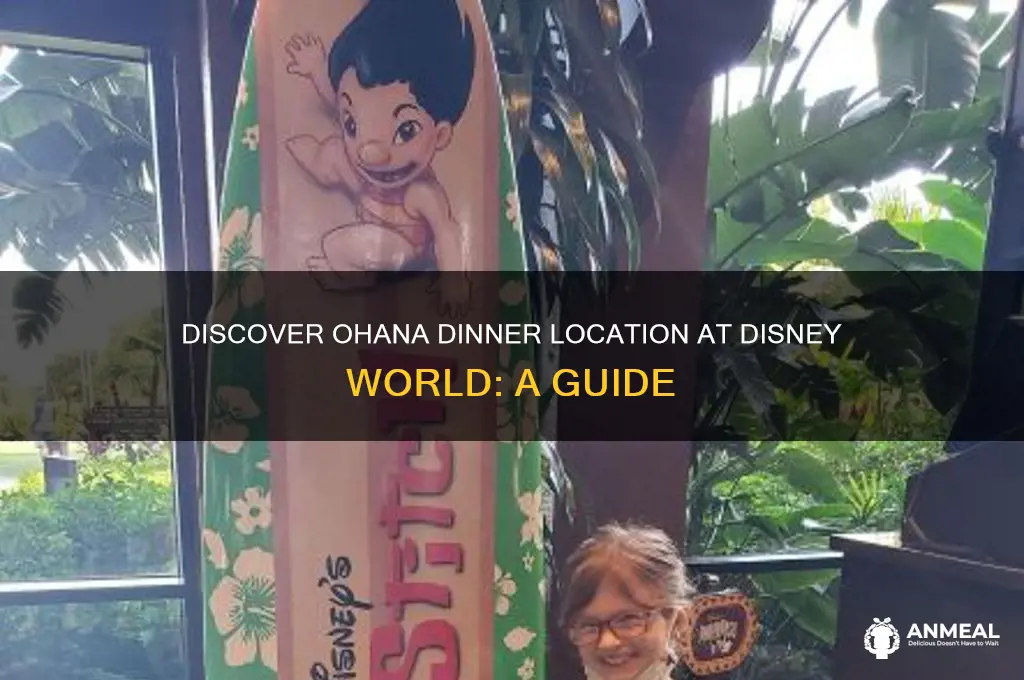 where is yhe ohana dinner at disney world