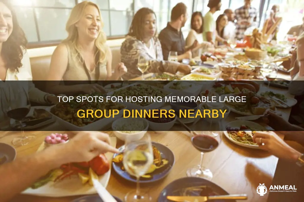 where large group dinner