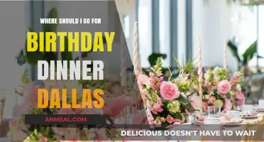 Celebrate Your Birthday in Style: Top Dallas Dinner Spots