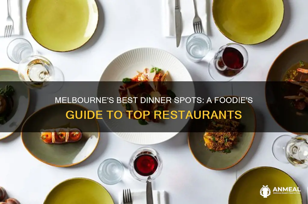 where should i go for dinner in melbourne