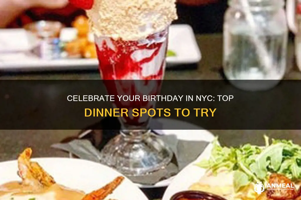 where should i have my birthday dinner in nyc