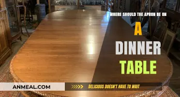 Proper Apron Placement: Enhancing Your Dinner Table Etiquette and Style