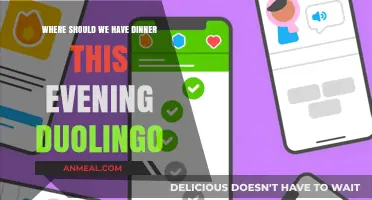 Duolingo Dinner Dilemma: Where to Eat Tonight?